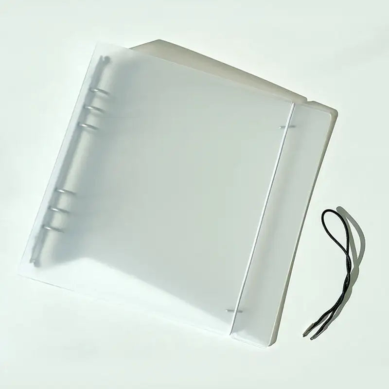 Yudaeng - Wide A5 - Translucent PP Square Cover Binder - Yudaengdotcom - File Storage - Harumio