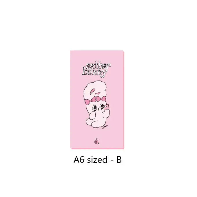 Esther Bunny - A5 and A6 sized 6-holes Diary - Esther Bunny - Accessories - Harumio