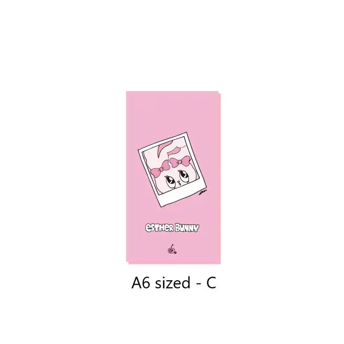 Esther Bunny - A5 and A6 sized 6-holes Diary - Esther Bunny - Accessories - Harumio