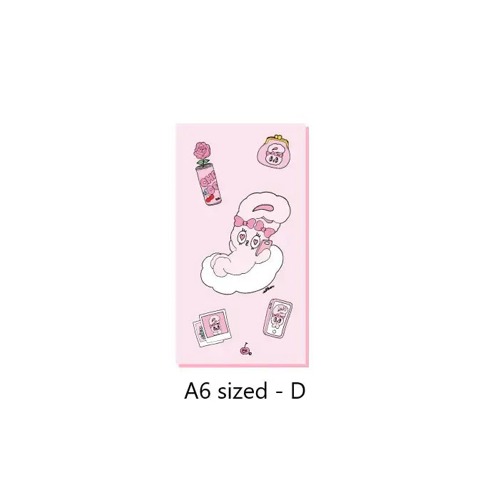 Esther Bunny - A5 and A6 sized 6-holes Diary - Esther Bunny - Accessories - Harumio