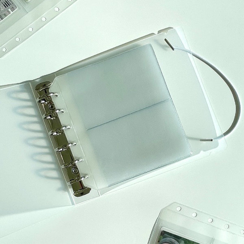 Yudaeng - Wide A7 - Square Translucent 6 Hole Collect Book Diary