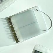 Yudaeng - Wide A7 - Square Translucent 6 Hole Collect Book Diary - Yudaengdotcom - File Storage - Harumio