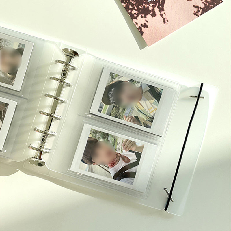 Yudaeng - Wide A7 - Square Translucent 6 Hole Collect Book Diary