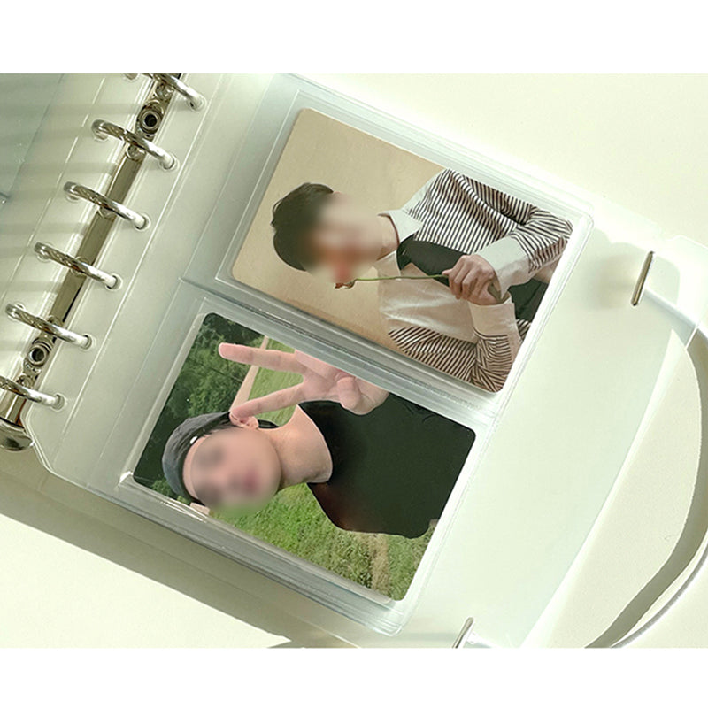 Yudaeng - Wide A7 - Square Translucent 6 Hole Collect Book Diary