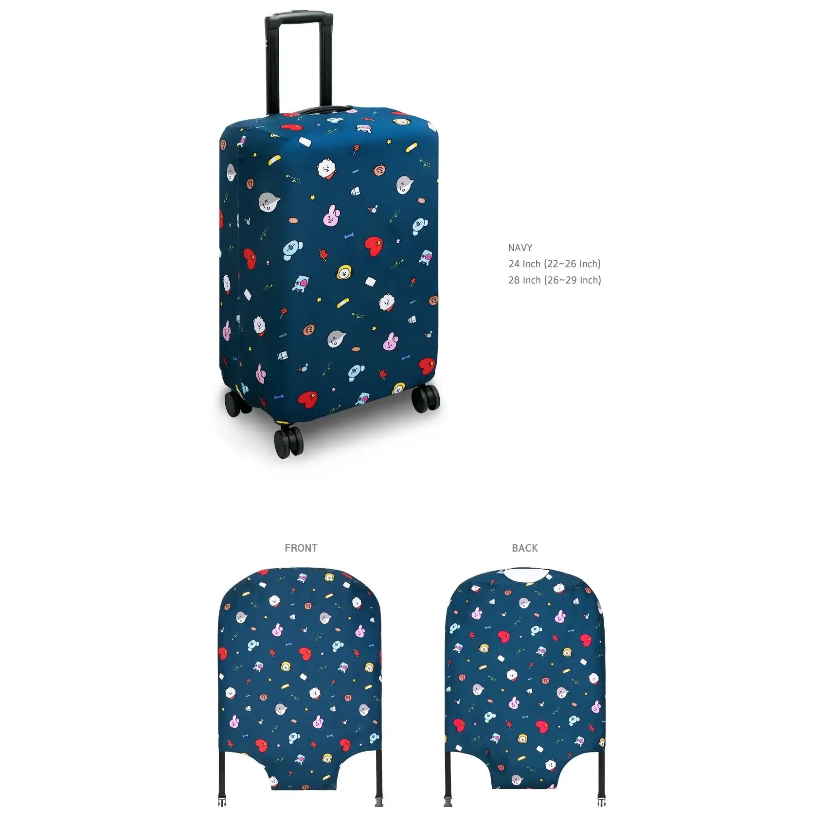 BT21 x Monopoly - Luggage Cover - BT21 - Luggage Cover - Harumio