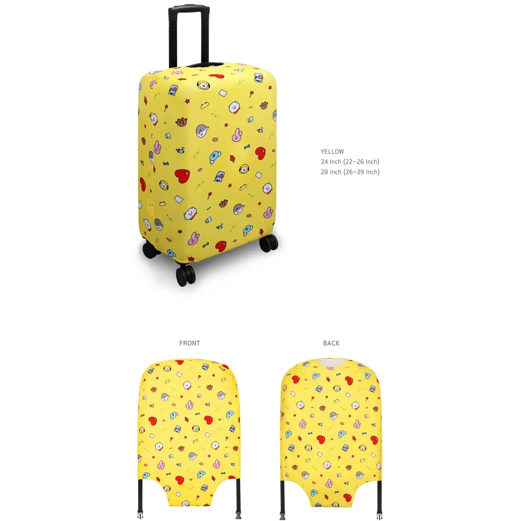 BT21 x Monopoly - Luggage Cover - BT21 - Luggage Cover - Harumio