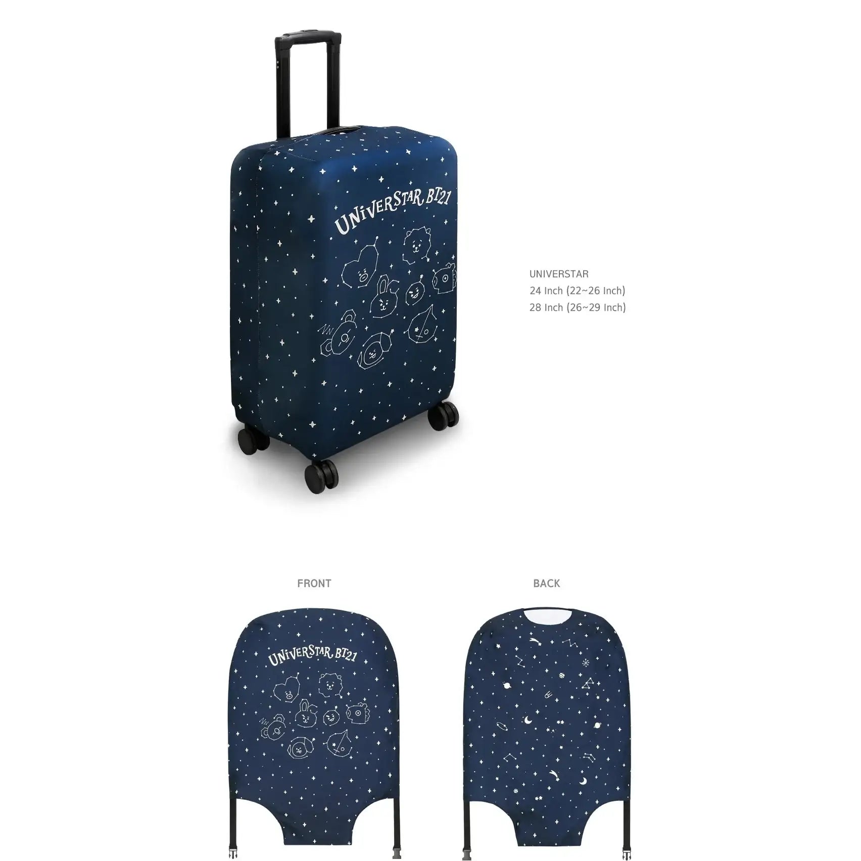 BT21 x Monopoly - Luggage Cover - BT21 - Luggage Cover - Harumio