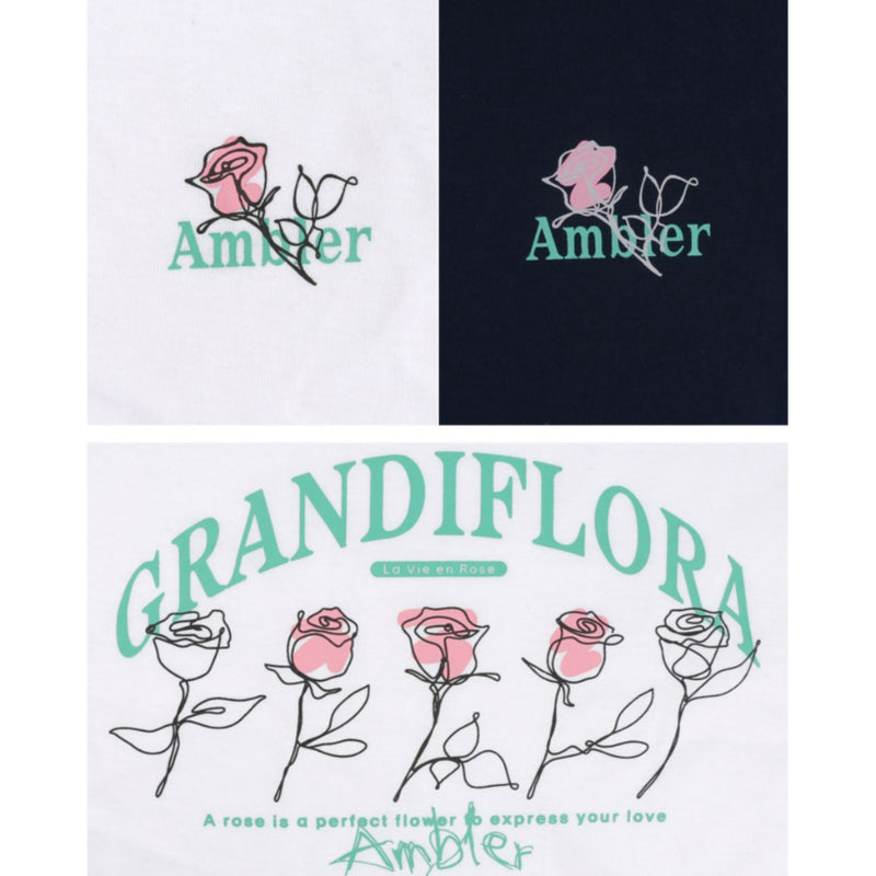 Ambler - Five Flower Unisex Overfit T-shirt