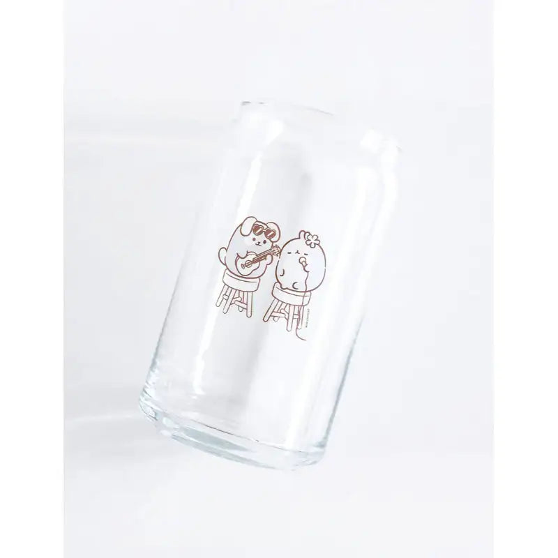 Anirollz x Molang - Can-shaped Glass Cup - Molang - Glass cup - Harumio