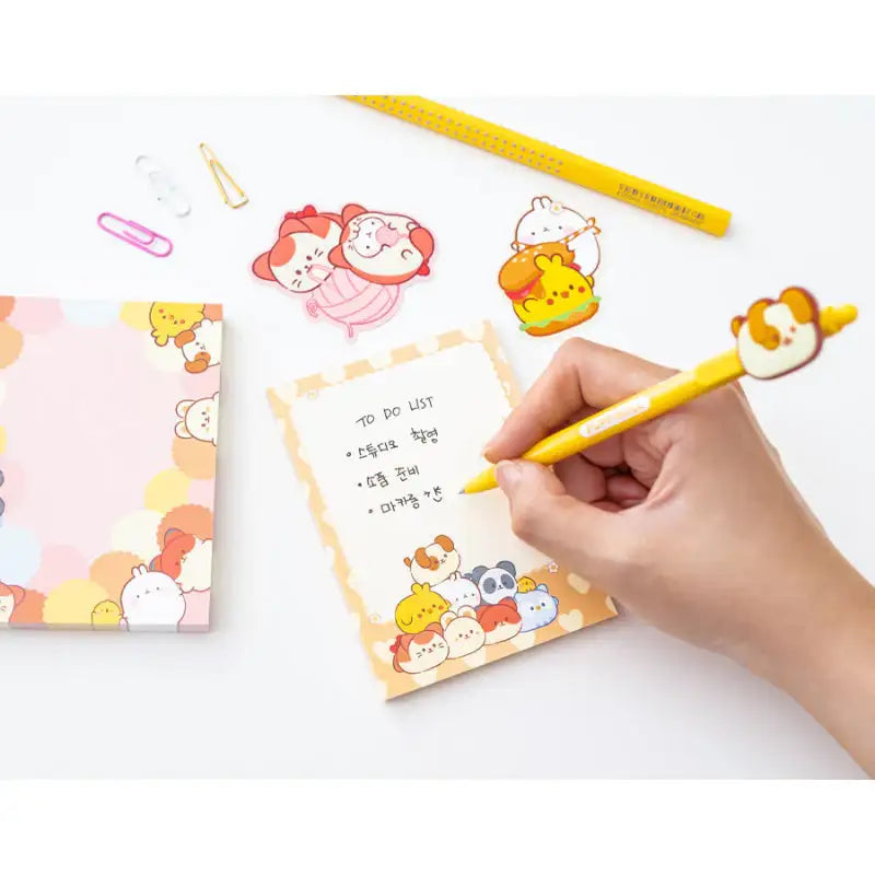 Anirollz x Molang - Memo pad - Molang - Memo pad - Harumio