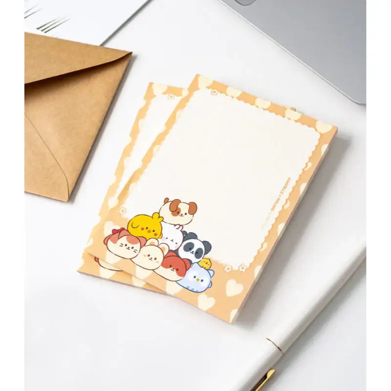 Anirollz x Molang - Memo pad - Molang - Memo pad - Harumio