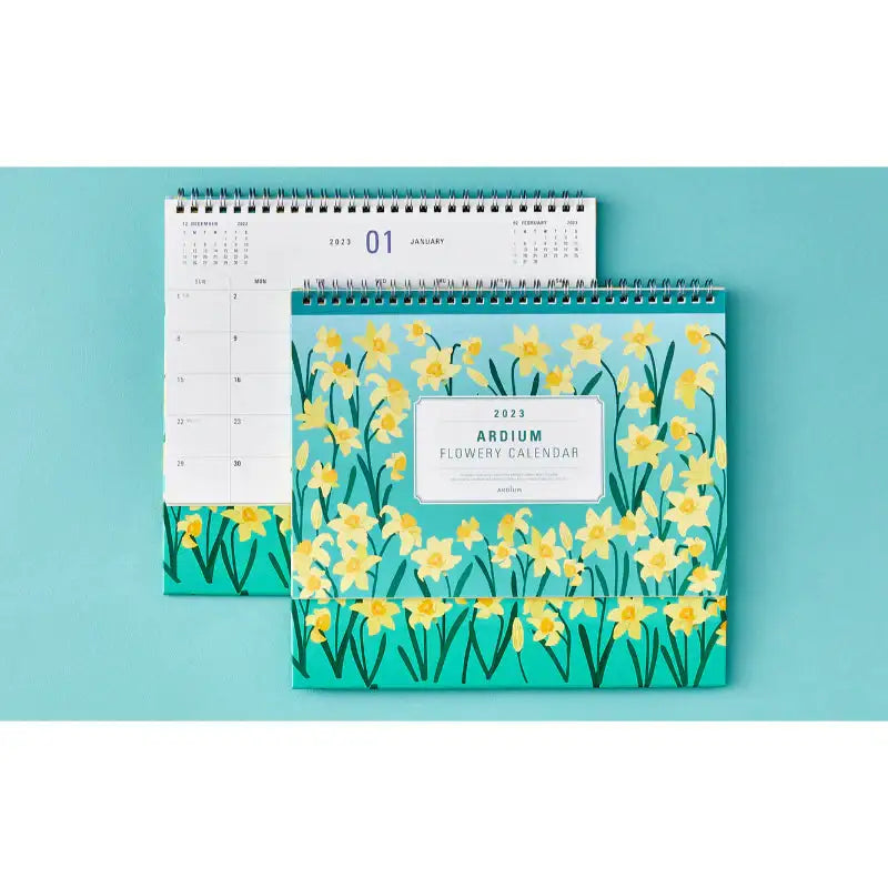 Ardium - 2023 Flowery Desk Calendar - Ardium - Calendar - Harumio