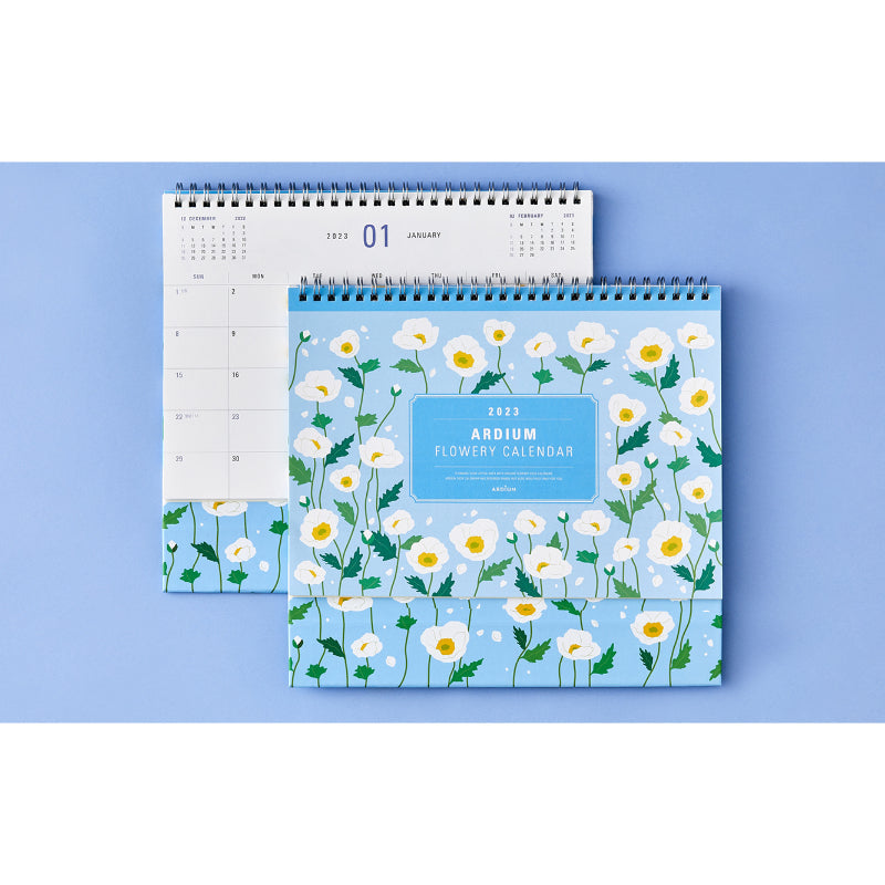 Ardium - 2023 Flowery Desk Calendar