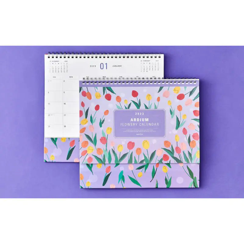 Ardium - 2023 Flowery Desk Calendar - Ardium - Calendar - Harumio