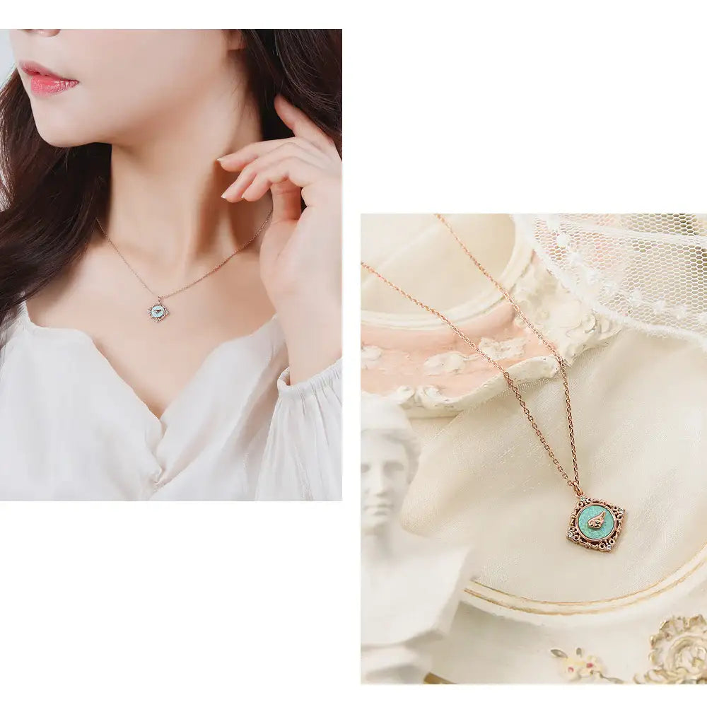 CLUE x My Greek Goddess - Silver Necklace - CLUE x My Greek Goddess - Jewelry - Harumio