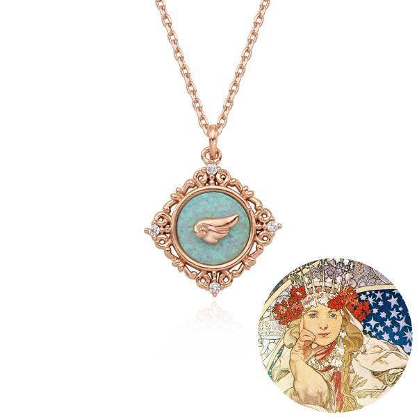 CLUE x My Greek Goddess - Silver Necklace - CLUE x My Greek Goddess - Jewelry - Harumio