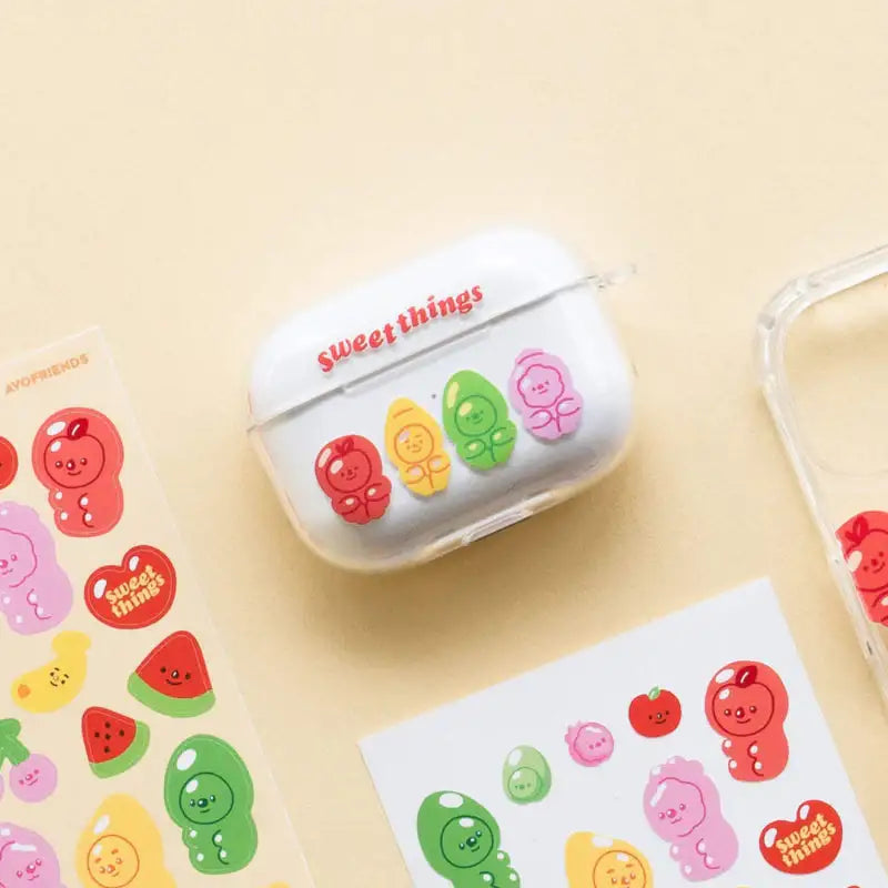 Avofriends - Sweet Things Airpods - Transparent Case