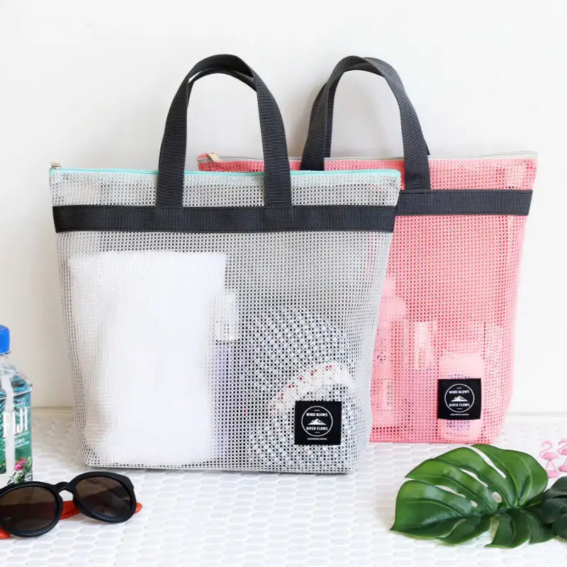 Iconic - Pink Mesh Handy Pouch Ver.2 - Iconic - Bags - Harumio