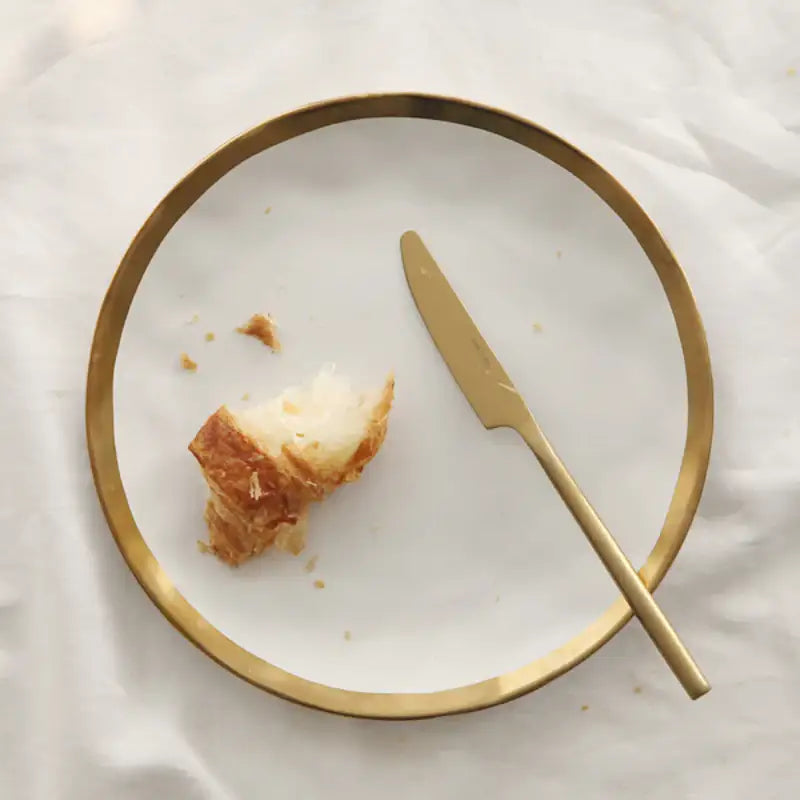 Dailylike x 10x10 - Gold Rim Plate - Dailylike x 10x10 - Kitchenware - Harumio
