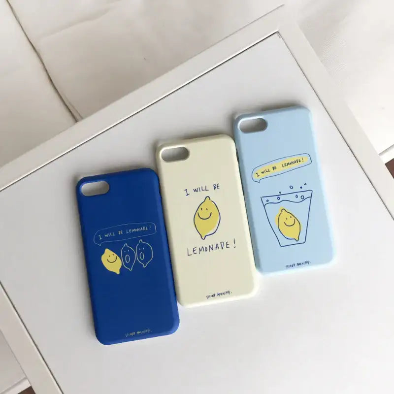 Second Morning - Lemonade Hard Phone Case - Second Morning - Phone Cases - Harumio