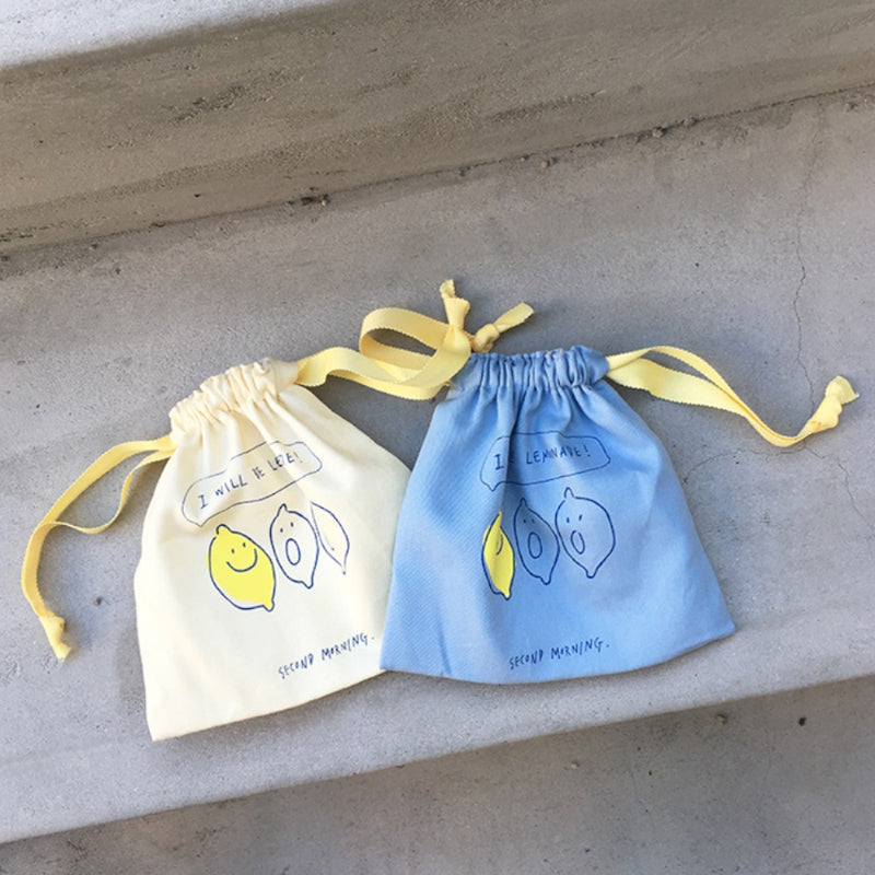Second Morning - Drawstring Pouch