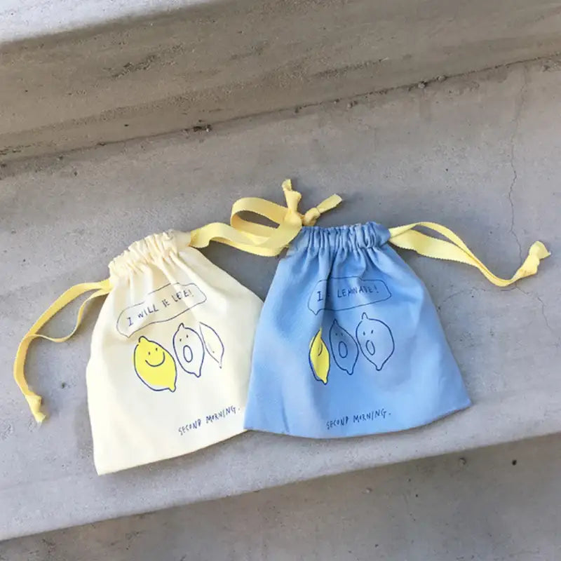Second Morning - Drawstring Pouch - Second Morning - Pouches - Harumio