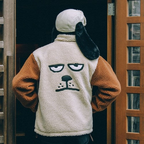 NouNou - Dog Face Boa Jacket