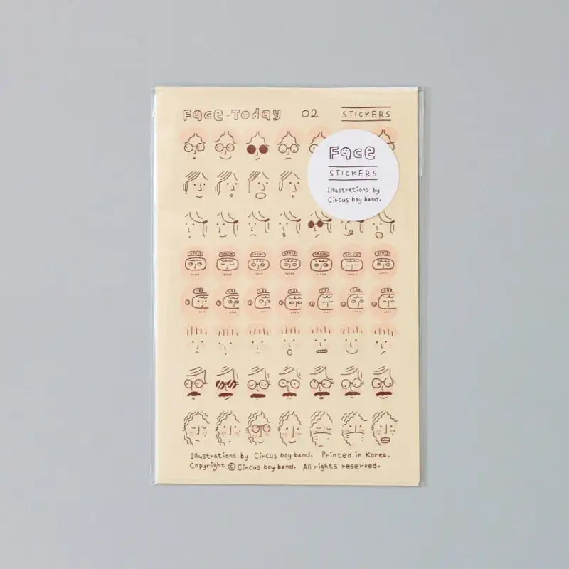 Circus Boy Band - Face Sticker - Circus Boy Band - Decorative Stickers - Harumio