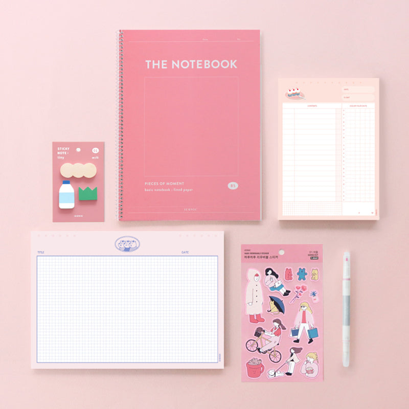Iconic - Basic Lined Notebook Set