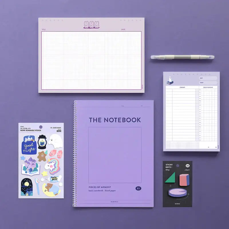 Iconic - Basic Lined Notebook Set - Iconic - Stationary - Harumio