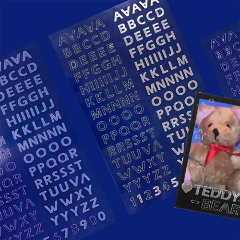 On The D - Silver and Alphabet Sticker - Be On D - Stickers - Harumio