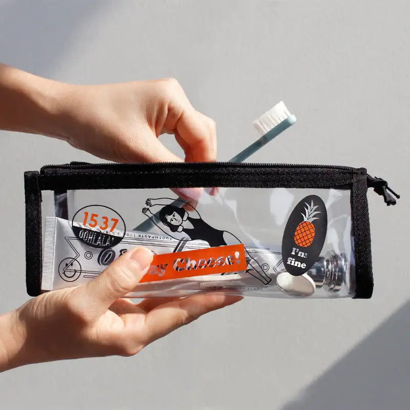 1537 - Clear Jelly Pouch - 1537 - Travel Pouches - Harumio