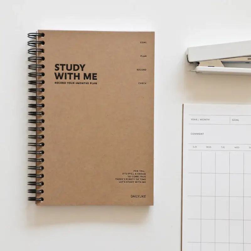 Dailylike x 10x10 - 4 Months Study Planner - Dailylike x 10x10 - Stationary - Harumio