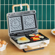 Peanuts x 10x10 - Snoopy Retro Double Waffle/Sandwich Maker - Peanuts x 10x10 - Kitchenware - Harumio