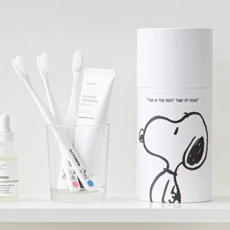 Peanuts x 10x10 - Snoopy Toothbrush Set - Peanuts x 10x10 - Oral Care - Harumio