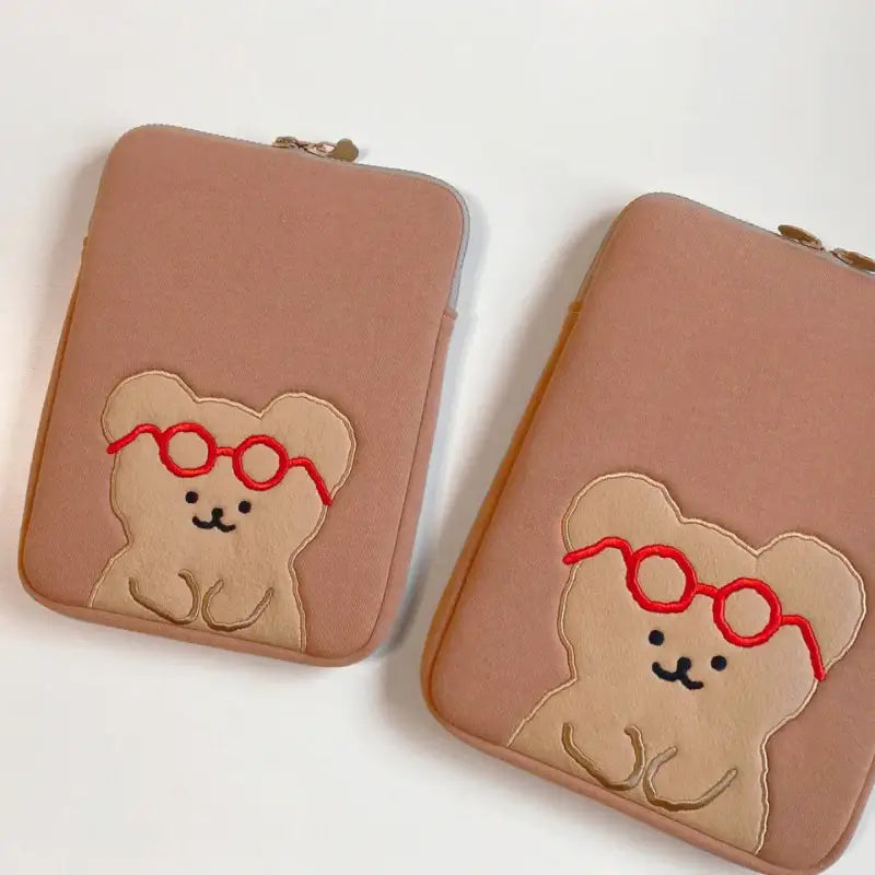 Teteum - Peach iPad Pouch - Teteum - iPad Pouch - Harumio
