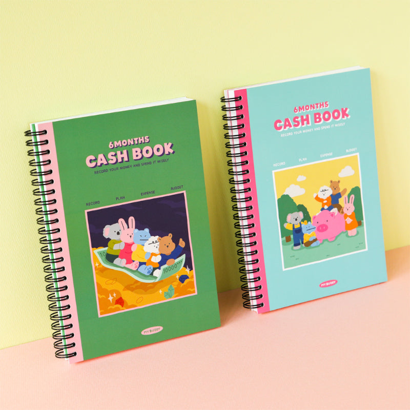 Dailylike x 10x10 - My Buddy 6 Months Cash Book