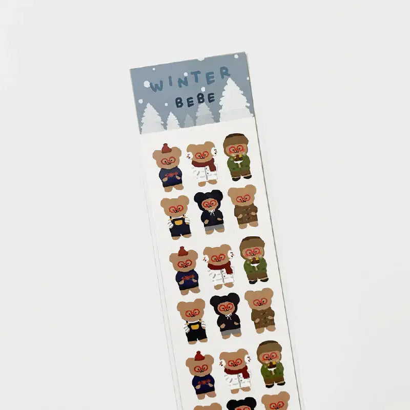 Teteum - Winter Sticker - Teteum - Stationary - Harumio