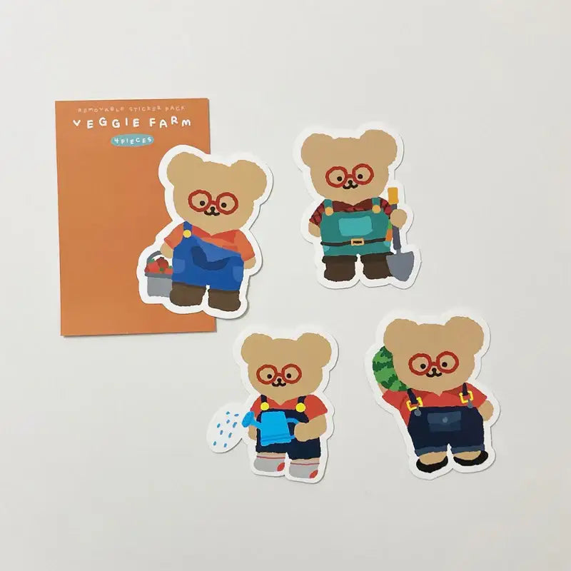 Teteum - Veggie Farm Sticker Pack - Teteum - Stationary - Harumio