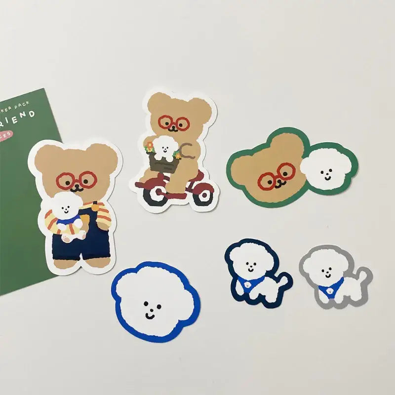 Teteum - Best Friend Sticker Pack - Teteum - Stationary - Harumio