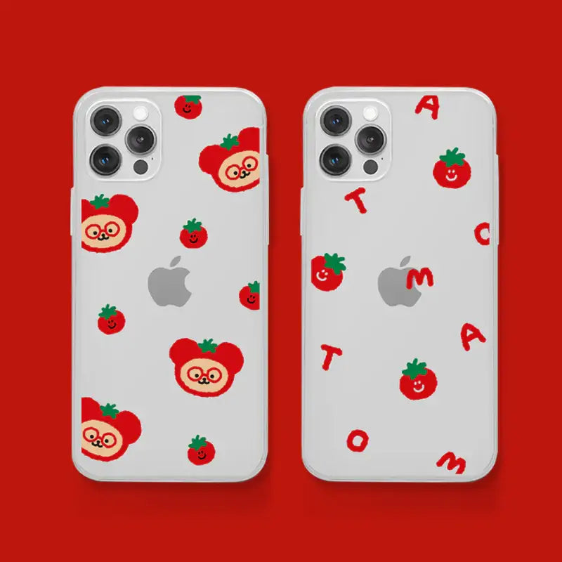 Teteum - Tomato Jelly Hard Phone Case - Teteum - Phone Cases - Harumio