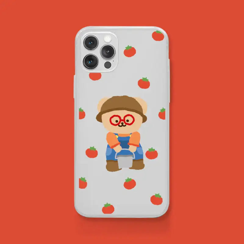 Teteum - Tomato Farm Jelly Hard Phone Case - Teteum - Phone Cases - Harumio