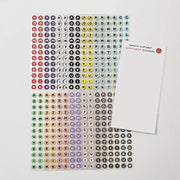 Teteum - Dongle Alphabet & Number Stickers - Teteum - Stationary - Harumio