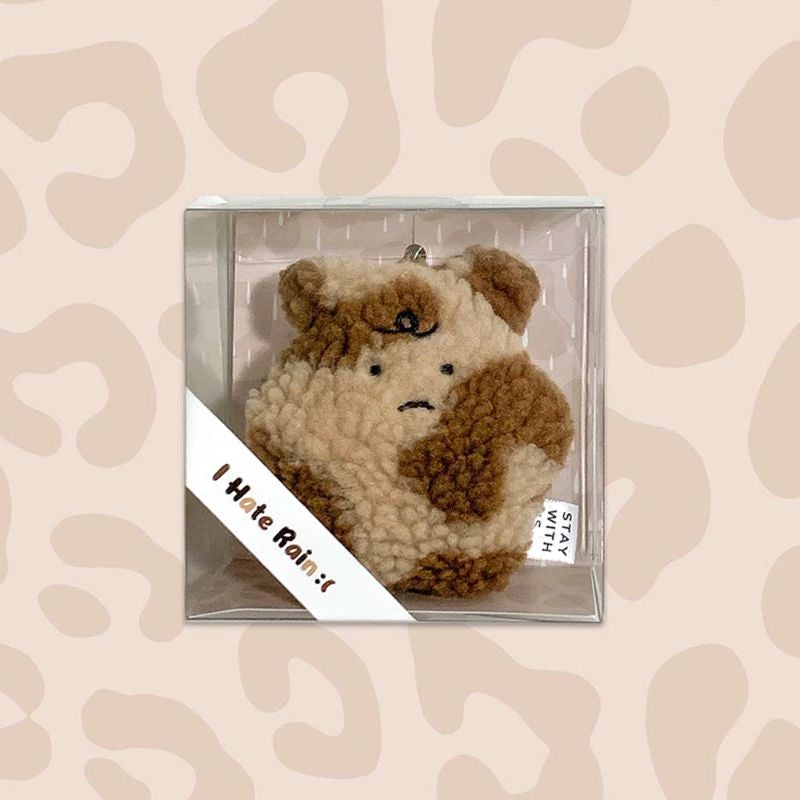 Stay With Us - I Hate The Rainy Season Doll Keyring - Leopard Edition