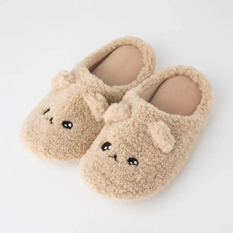 Gosimperson - Worried Bear Slippers - Gosimperson - Footwear - Harumio