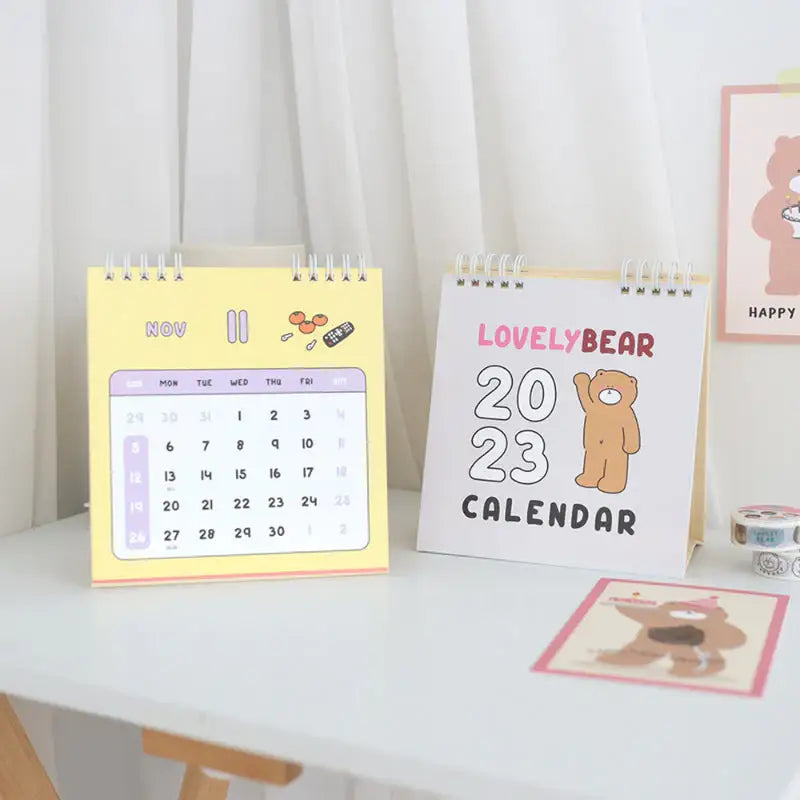 Momopop - 2023 Lovely Bear Desk Calendar - Momopop - Calendar - Harumio