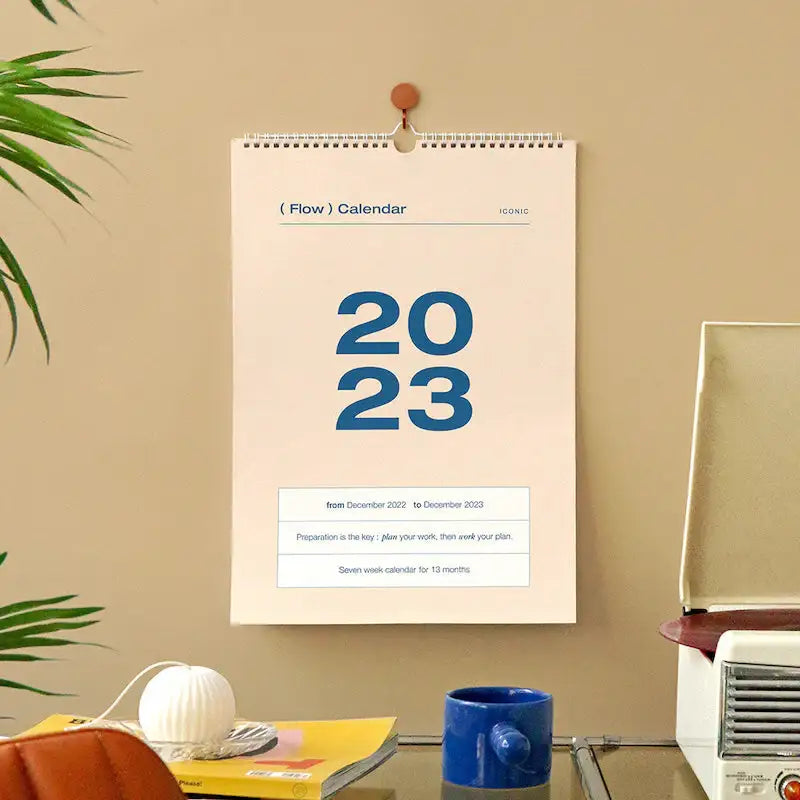 ICONIC - 2023 Flow Wall Calendar - ICONIC - Calendars - Harumio