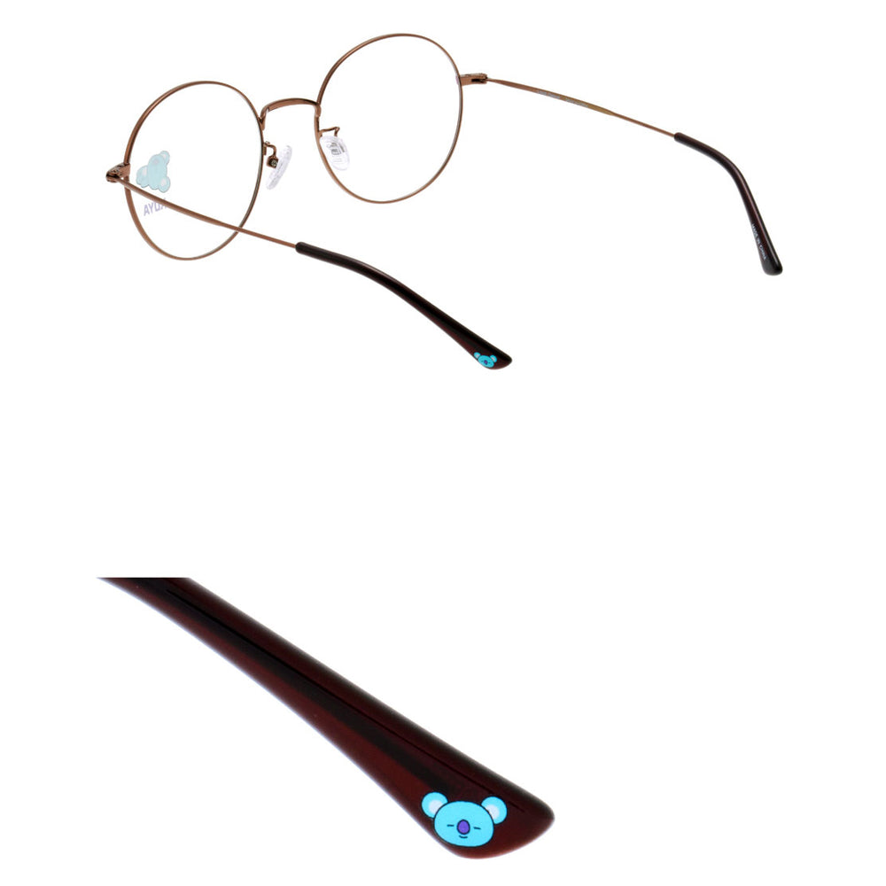 BT21 x LookOptical - Brown Metal Frame Spectacles