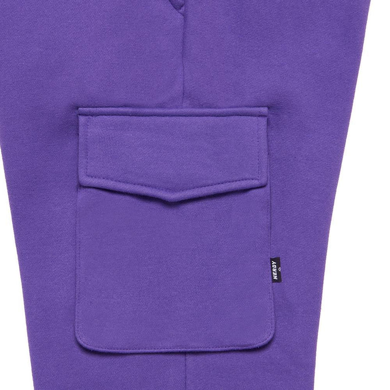 Nerdy - Brushed Jogger Pants - Purple