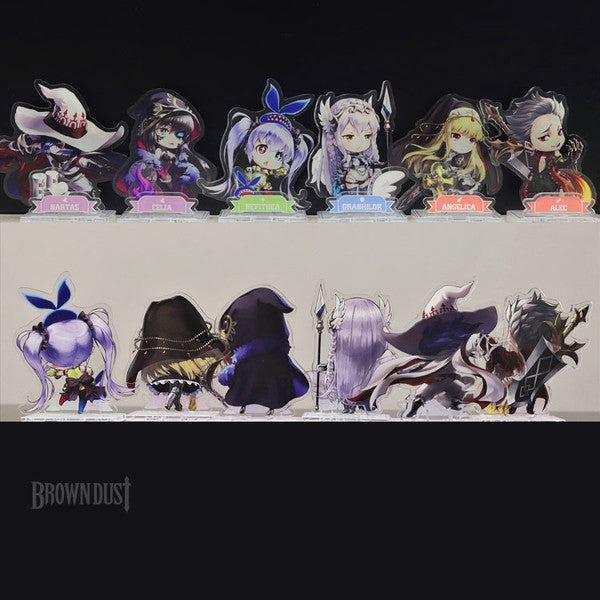 Brown Dust - Six Mini Characters Acrylic Stand - Preorder